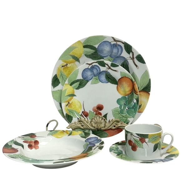 Studio Nova Retired 1999-2004 'Orchard Jewels' 5-Piece Place Setting-Exceptional - Picture 3 of 10